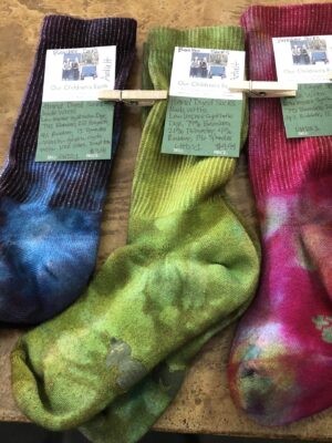 Hand Dyed Bamboo Socks