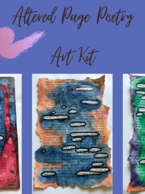 Altered Page Poetry Art Kit