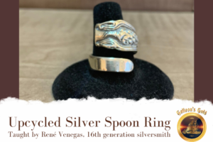Upcycled Silver Spoon Ring, Sat Apr 20, 11:30am (Taught By Rene Venegas At Renewed Vintage Market In American Fork, $55)