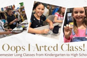 Oops I Arted Summer Art Camp From June 13th To July 25th From 1:00 To 3:30 (Taught By Stephanie, Classroom A And B, $99)