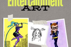 Entertainment Art on June 21st to July 26th from 2:00 to 3:30pm (Taught by Charis, Classroom A and B, $99) Ages 12 & up