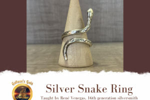 Silver Snake Ring Class, Saturday, March 8, at 10am (Taught By Rene in classroom A & B, 64)