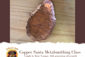 Copper Santa Metalsmithing Class, Sat Dec 14 At 10am (Taught By Rene In Classroom A & B $55)