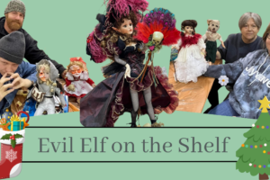 Evil Elf on the Shelf on December 4th from 5:00 to 7:00 (Taught by Stephanie, Classroom A and B, $30)