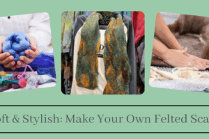 Soft & Stylish: Make Your Own Felted Scarf on March 30th from 7:00pm to 9:00pm (Taught by Stephanie, Classroom, $59)
