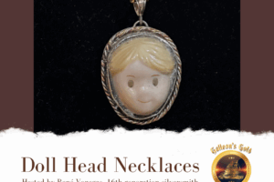 Creepy Doll Head Necklace on Fri Oct 16 from 7-9pm (Taught by Rene, in the classroom, $65)