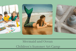 Mermaid and Ocean Children’s Summer Art Camp on July 14th from 10:00am to 12:00am (Taught by Stephanie, Classroom, $29)