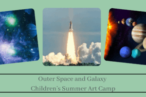Outer Space and Galaxy Children’s Summer Art Camp on August 4th from 9:00am to 11:00am (Taught by Stephanie, Classroom, $29)