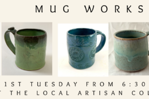 Mug Workshop, 6/2/2026 6:30-8:30pm (Taught by Jordan, Classroom, $55)