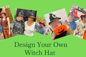 Witch Hat Workshop = Make it Totally You on September 26th from 3:00 to 5:00pm (Taught by Stephanie, Classroom, $39)