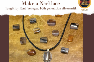 Agate Pendant Class with Rene, Saturday, September 12, 10am — 12noon (taught by Rene in Classroom, $55)